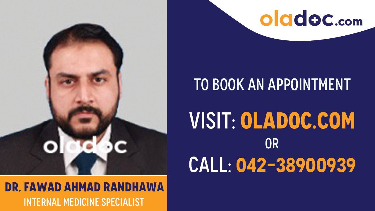 Book appointment with Dr Fawad Ahmad Randhawa- best Endocrinologist in Lahore